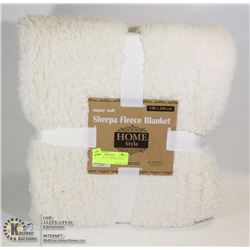 NEW SUPER SOFT SHERPA FLEECE BLANKET