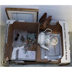 LOT OF ASSORTED INCLUDING PERFUME BOTTLES,