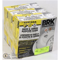 3 SMOKE CARBON DETECTORS
