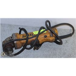 DEWALT ANGLE GRINDER WORKING