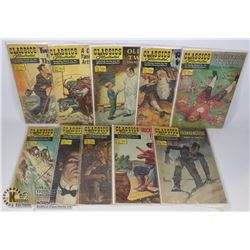 TEN 15 CENT CLASSICS ILLUSTRATED COMICS