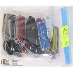 BAG OF POCKET KNIVES