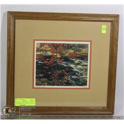 FRAMED & MATTED ART SIGNED BY