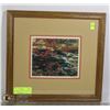 Image 1 : FRAMED & MATTED ART SIGNED BY