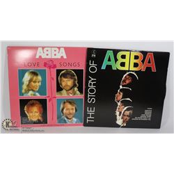 2 X ABBA RECORDS