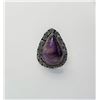 Image 1 : 21)  TEAR DROP SHAPED BRAZILIAN AMETHYST