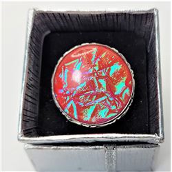 20)  CORAL/GREEN FIRE DOUBLET AUSTRALIAN