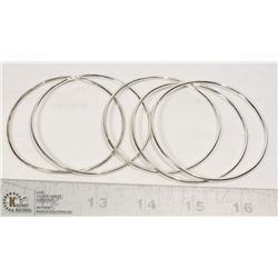 SET OF 5 925 SILVER PLATED BRACELETS
