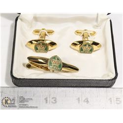 VINTAGE BOY SCOUTS OF CANADA CUFFLINKS AND TIE
