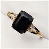 Image 1 : 14K YELLOW GOLD ENHANCED SAPPHIRE(1.3CT)