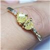 Image 1 : 10K YELLOW GOLD YELLOW DIAMOND DIAMOND(0.3CT)