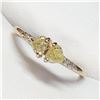 Image 3 : 10K YELLOW GOLD YELLOW DIAMOND DIAMOND(0.3CT)