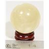 Image 1 : #273-CITRINE SPHERE BALL + STAND 38mm