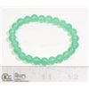 Image 1 : #295-GREEN ADVENTURINE BEAD BRACELET 7.5"/ 8mm