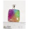 Image 1 : #245-RAINBOW SOLAR QUARTZ PENDANT