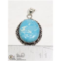 #231-LARIMAR PENDANT