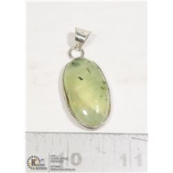 #230-PREHNITE PENDANT