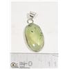 Image 1 : #230-PREHNITE PENDANT