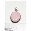 Image 1 : #226-PINK ROSE QUARTZ PENDANT