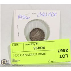1956 CANADIAN DIME