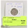 Image 1 : 1970 USA DIME