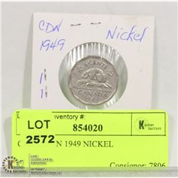 CANADIAN 1949 NICKEL