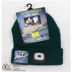 NEW GREEN LED HATS