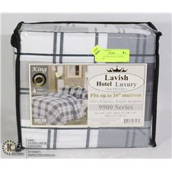 NEW KING SIZE HOTEL LUXURY SHEET SET