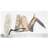 Image 1 : LOT OF 4 NEW FOLDING POCKET KNIVES