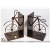 Image 1 : BICYCLE THEME BOOKEND SET