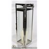 Image 1 : DECOR CHROME LANTERN 19X5.5 SQUARE