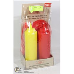 NEW 18PC BBQ SERVING SET