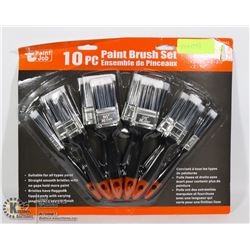 NEW 10PC PAINT BRUSH SET