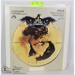 LASER DISC 3 DAYS OF THE CONDOR