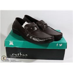 BROWN CYTHOS GENUINE LEATHER SHOES SIZE EU44