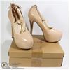 Image 1 : NUDE HIGH HEELS BEIGE SIZE EU 41