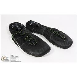 PAIR OF NEW SPORTS SHOES BLACK AND GREEN SIZE EU42