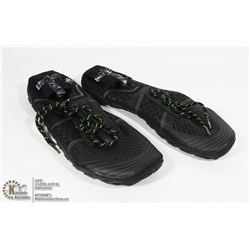 PAIR OF NEW SPORTS SHOES BLACK AND GREEN SIZE EU45