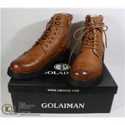 PAIR OF NEW BROWN MENS SHOES SIZE EU 42