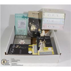 FLAT OF WEDDING ACCESSORIES