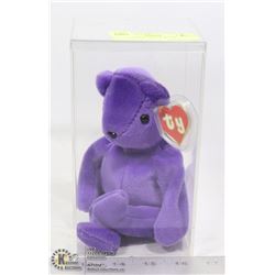 TY OLD FACE VIOLET BEAR
