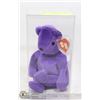 Image 1 : TY OLD FACE VIOLET BEAR