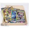 Image 1 : CIGAR BOX /W 4 SEALED 3 CARD POKEMON BOOSTER PACKS.