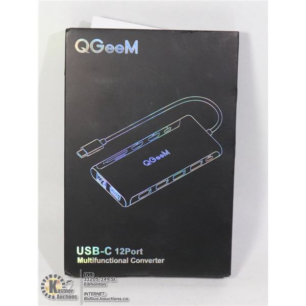 QGeeM USB-C 6 PORT MULTIFUNCTIONAL CONVERTER