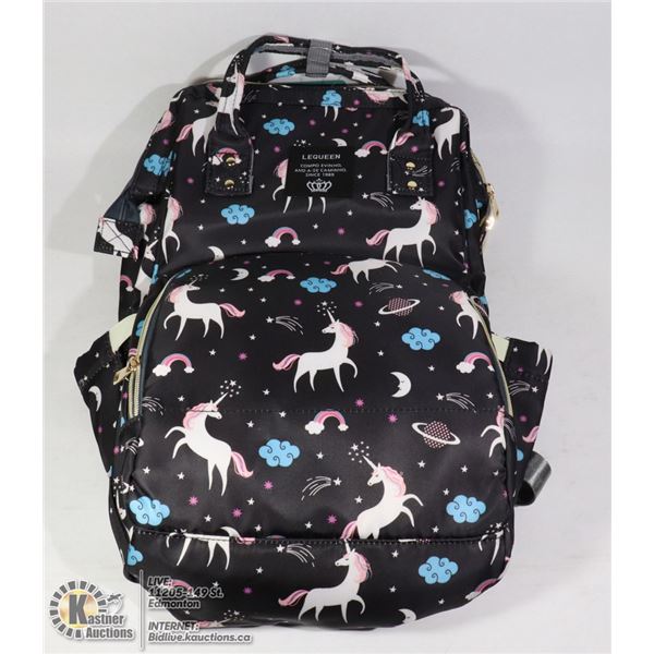 UNICORN DECORATED MOM AND BABY BAG