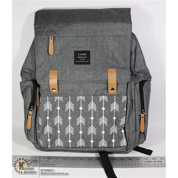 MOM AND BABY GREY BAG