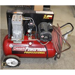 5 HP 20 GALLON AIR COMPRESSOR. SINGLE PHASE 220V
