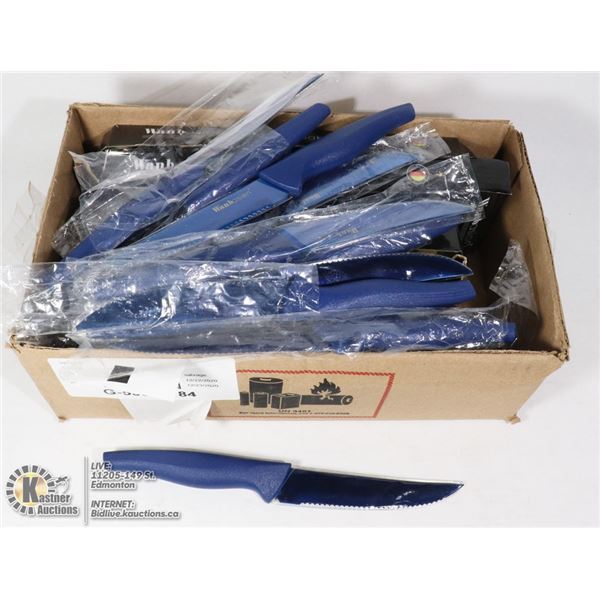BOX OF WANBASION STEAK KNIVES