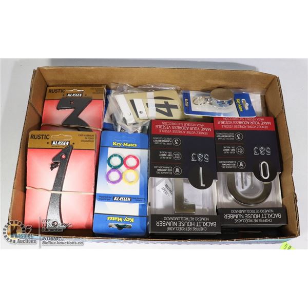 FLAT OF HOUSE NUMBERS AND MORE