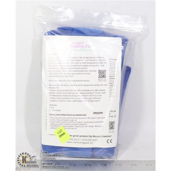 MICROWAVABLE HEATING PAD